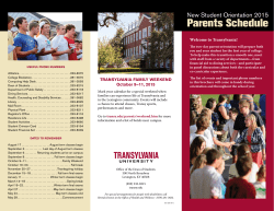 Parents Schedule