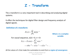 Z - Transform