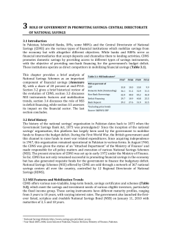 3 role of government in promoting savings