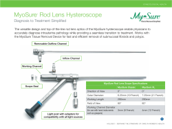 MyoSure&reg; Rod Lens Hysteroscope