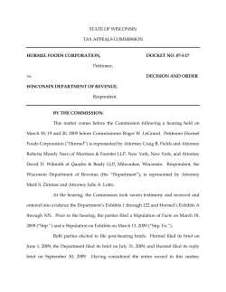 state of wisconsin tax appeals commission