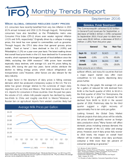 Monthly Trends Report - Independent Fiscal Office