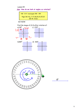 1 Aim: How do we look at angles as rotation?