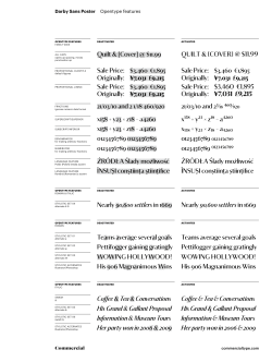 Darby Sans Poster OT features