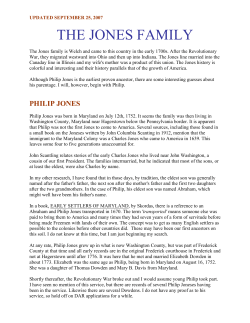 THE JONES FAMILY