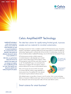 Amplified-ATP Technology - Charles River Laboratories