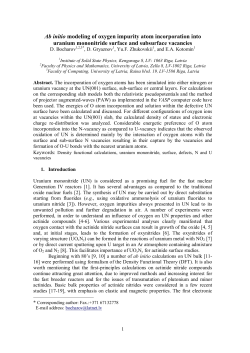 Ab initio modeling of oxygen impurity atom incorporation into