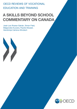 a skills beyond school commentary on canada