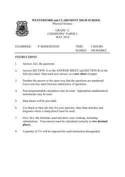 Grade 12 May 2014 Paper 2