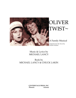 Oliver Twist - Centerstage and Centerstage Press!