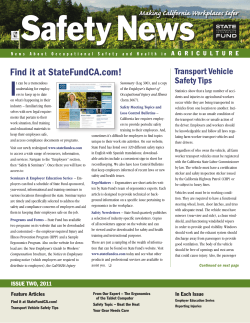 2011 - Quarter 2 - State Fund - State Compensation Insurance Fund