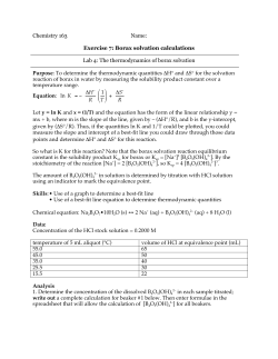 exercise 7 - borax sample