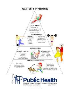 activity pyramid - Idaho Public Health