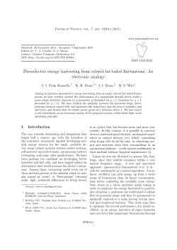 Piezoelectric energy harvesting from colored fat