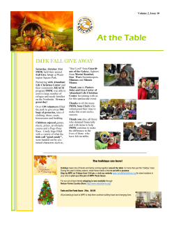 At the Table - In My Father`s Kitchen