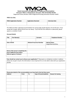 Clicking Here - YMCA Doncaster