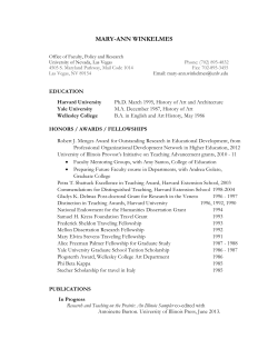 mary-ann winkelmes - University of Nevada, Las Vegas