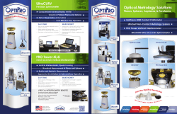 Optical Metrology Solutions