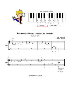 From Haydn`s Surprise symphony 2nd movement