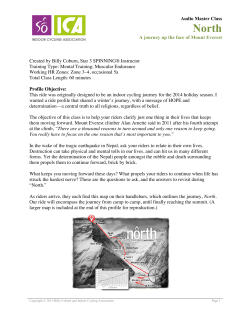 North, A Journey Up Mount Everest