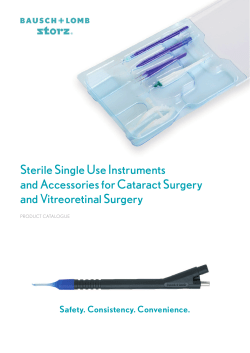 Sterile Single Use Instruments and Accessories for