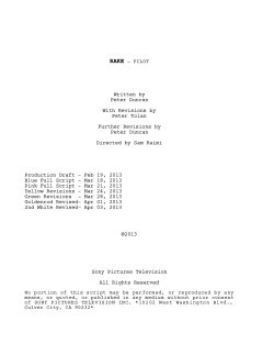 RAKE DOUBLE WHITE Revisions A Mar 31 Script