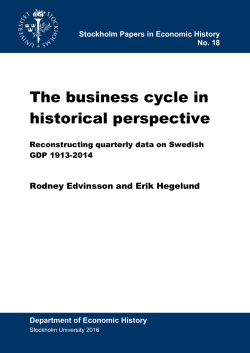 The business cycle in historical perspective