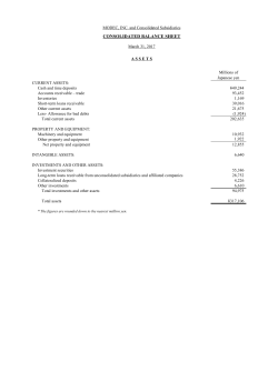 2017 First Quarter Financial Results