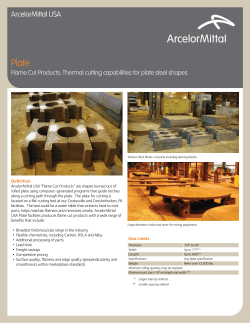 Plate - ArcelorMittal USA