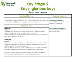 Key Stage 2 Keys, glorious keys
