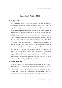 Industrial Policy, 2010[1] final