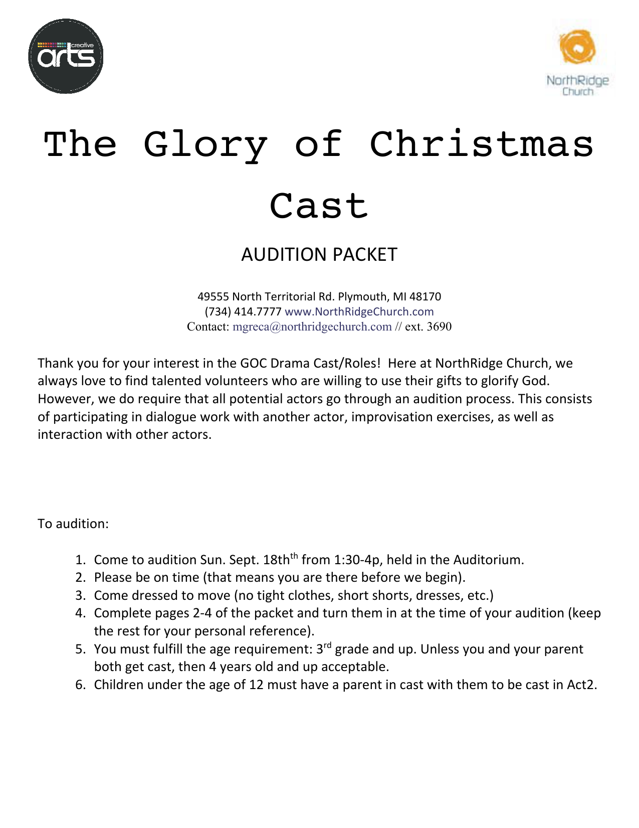 Northridge Church Glory Of Christmas 2022 The Glory Of Christmas Cast