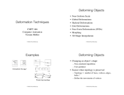 Global Deformations