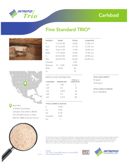 Specs - Intrepid Potash