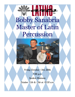 Bobby S. - Latino Arts, Inc.