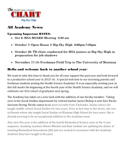 All Academy News:
