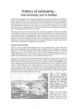 History of cohousing