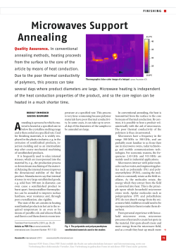 Microwaves Support Annealing