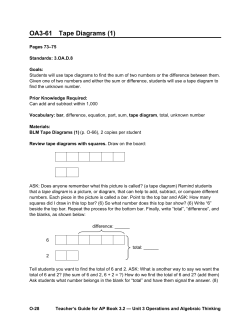 OA3-61 Tape Diagrams (1)