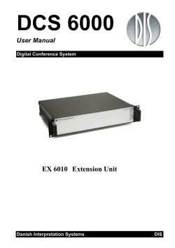 EX 6010 Extension Unit