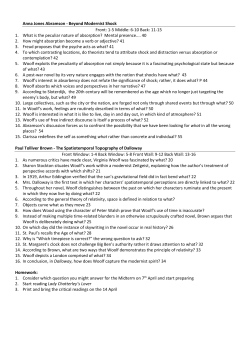 Reading questions for Abramson, Brown and Woolf 2