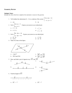 Geometry Review