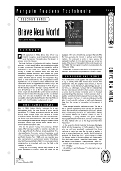 Brave New World - Gordon State College
