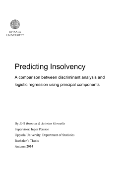 Predicting Insolvency