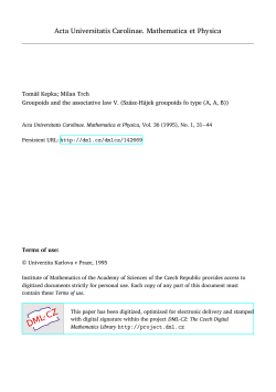 Groupoids and the associative law V.(Sz&aacute;sz
