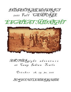 Indian Trail`s District 2009 Fall Camporee