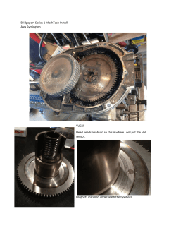 Bridgeport Series 1 MachTach Install Alex Symington YUCK! Head