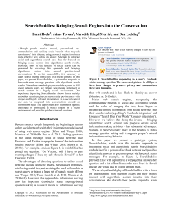 SearchBuddies: Bringing Search Engines into the Conversation