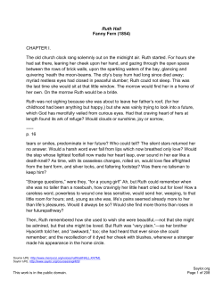 Ruth Hall - Saylor Academy