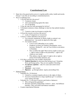 Constitutional Law